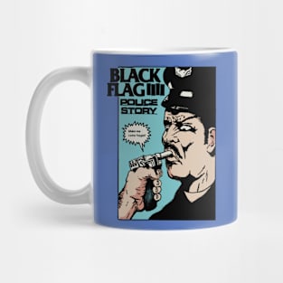 Black flag police story Mug